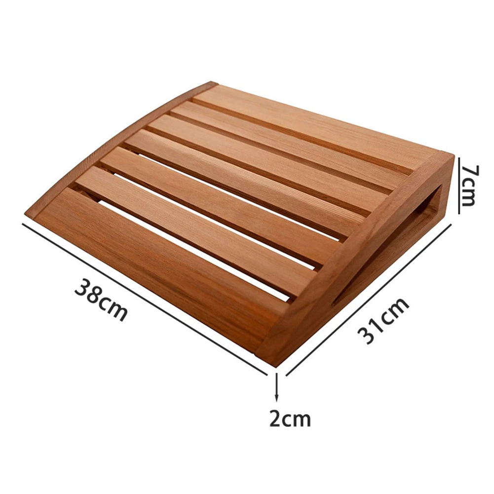 Sauna-Kopfstütze, Rückenlehne, gebogenes Holz, ergonomisch geformte Rückenstütze, Kopfstütze zum Entspannen, Sauna-Zubehör