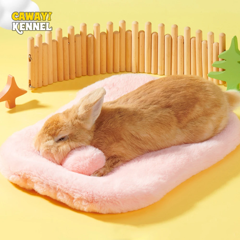Herbst Winter Warme Kleine Meerschweinchen Hamster Bett Haus Haus Nest Hamster Zubehör Eichhörnchen Igel Kaninchen Chinchilla Bett Matte Image