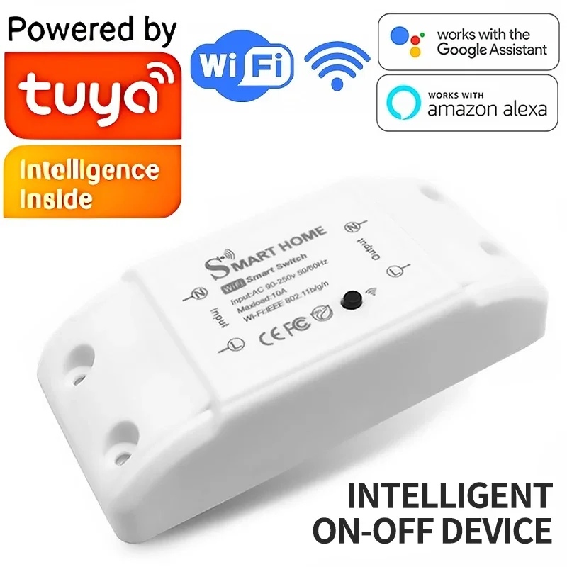Tuya Wifi Smart Switch App Wireless Controller Universal Breaker Timer Smart Life Work Switch Einschließen von Bluetooth Image