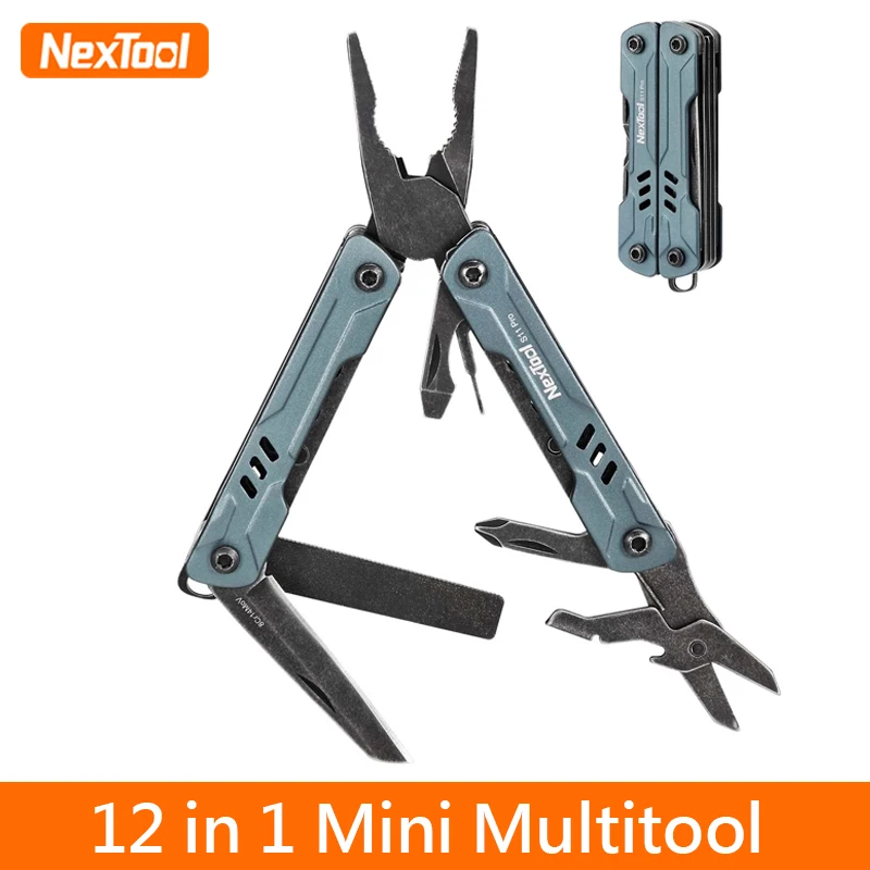 NexTool Mini Sailor Zange S11 Pro 12-in-1 Outdoor Multifunktionswerkzeug Taschenmesser Klappwerkzeug Drahtschneider EDC Bajonett-Schraubendreher Image
