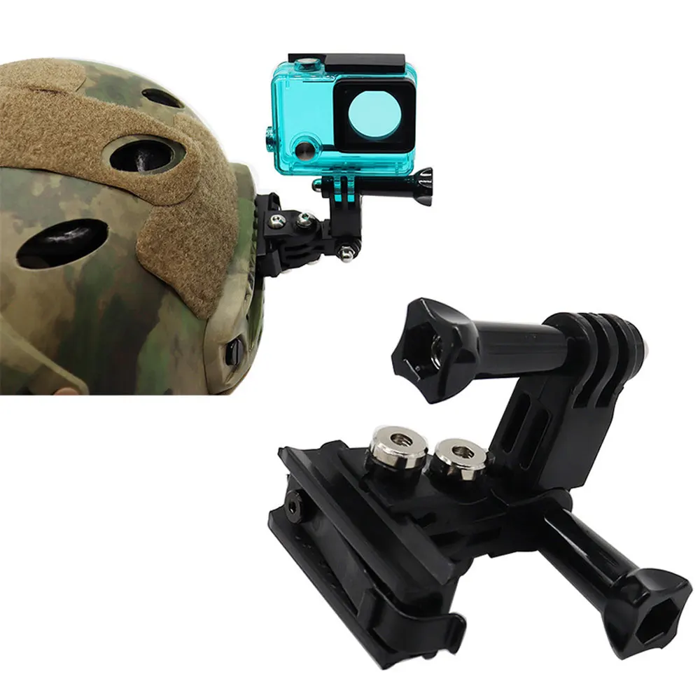 FAST & MICH Taktische Helm Kamera Halterung Für Gopro Action Kamera Mountain Dog Recorder Stehen Quick Release Airsoft Teile QG300S Image