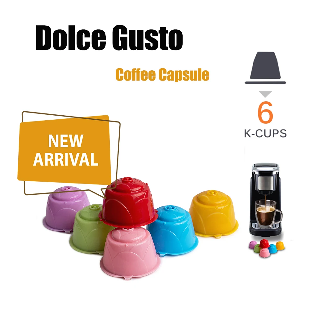 für Dolce Gusto wiederverwendbare Schoten, nachfüllbare Kaffeekapselfilter, passend für Nescafe MiniMe Infinissma Piccolo Genio2 Dolce Gusto Tool Image