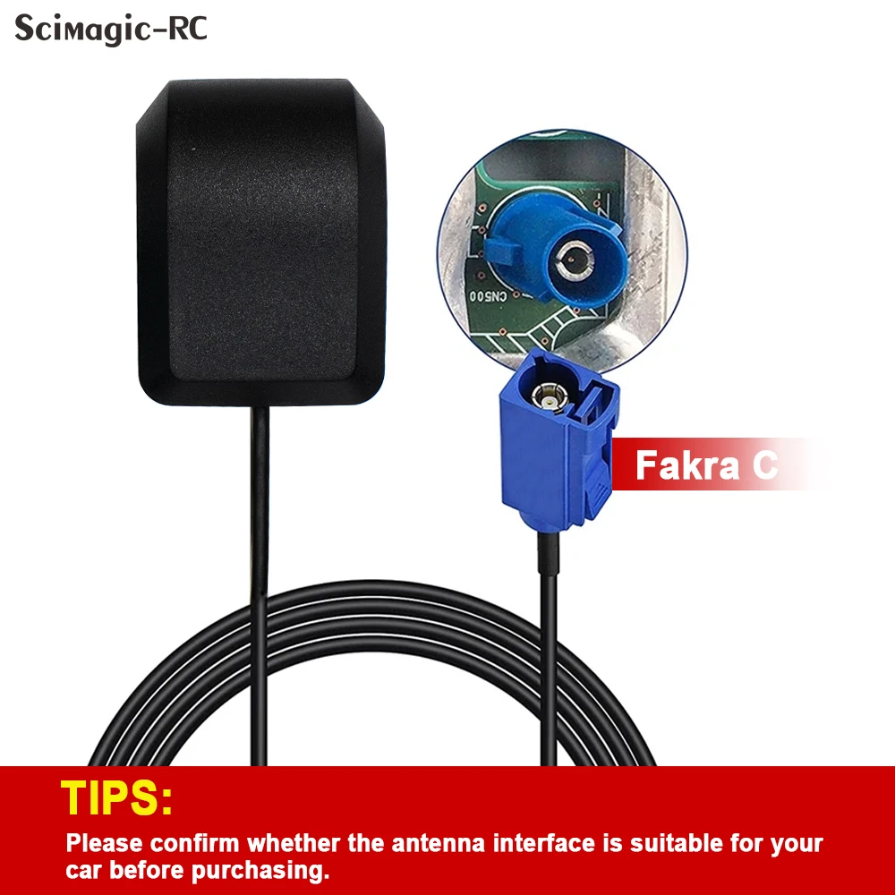 Active Car External Positioning Satellitenantenne mit FAKRA-Schnittstelle 1,5 Meter Mausstil Autonavigation GPS-Antenne Image