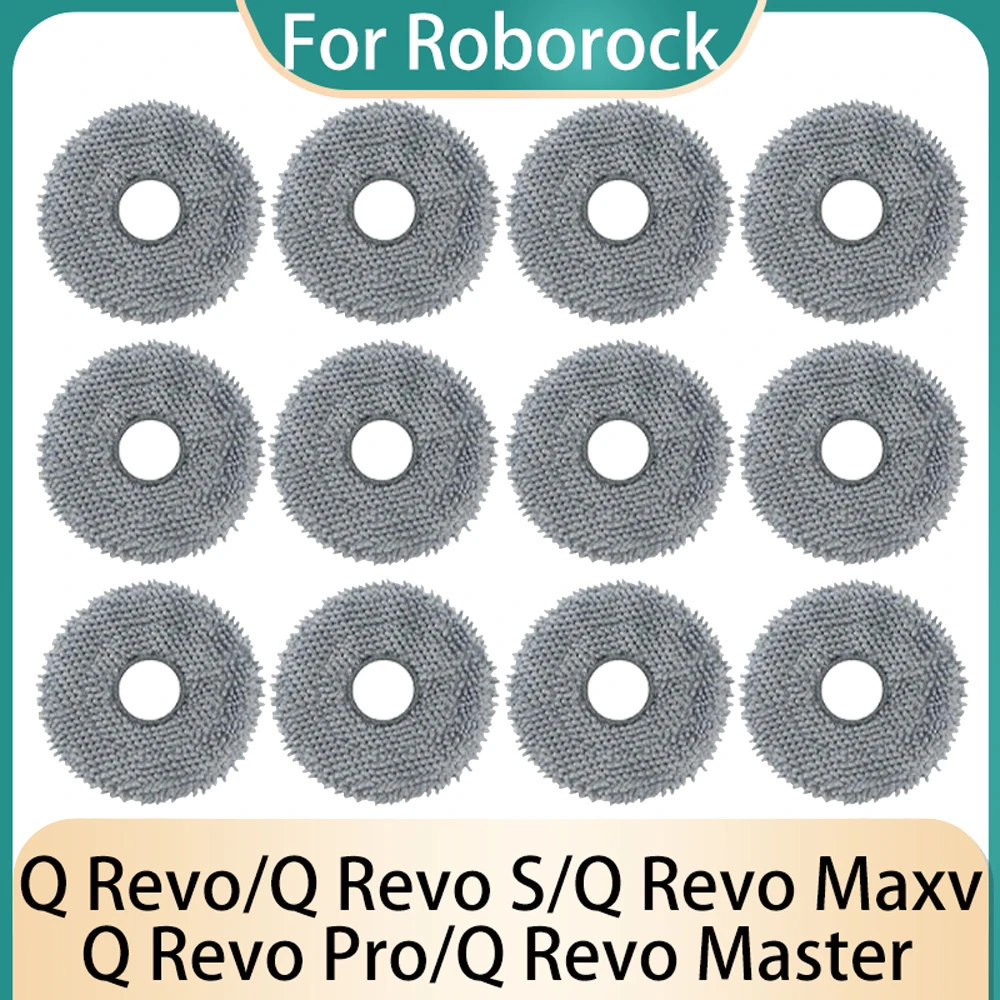 Mopp Pads Für Roborock Q Revo Master/Q Revo S/Q Revo Pro/Q Revo Maxv/Q Revo Curv Zubehör Ersatzteile Wischen Tücher Image
