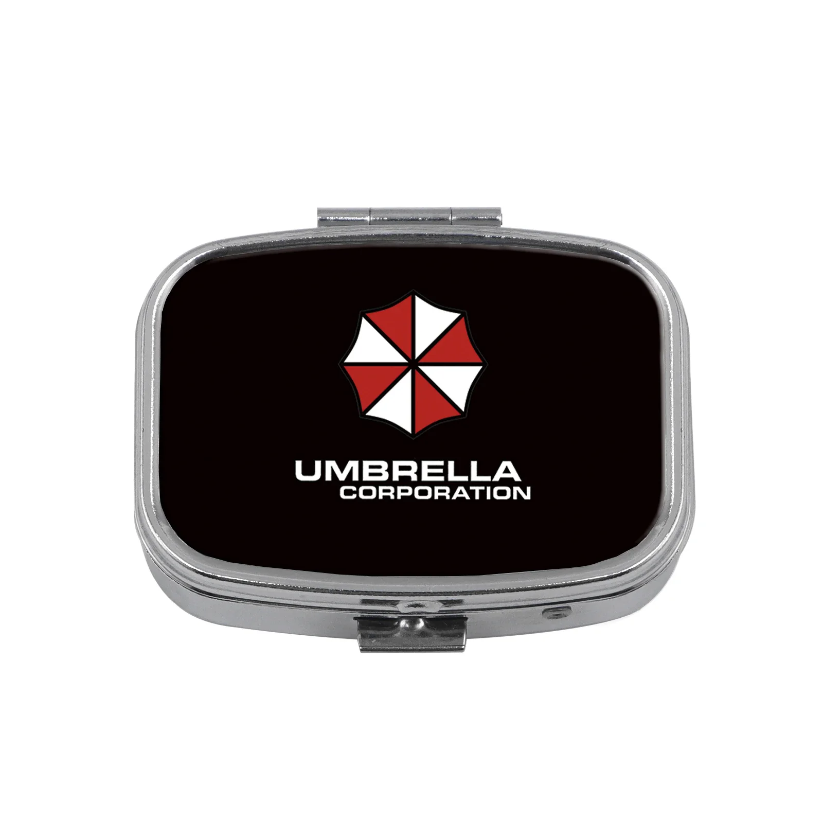 Medizinbox aus Metall mit Horrorfilm-Motiv, feuchtigkeitsbeständig, Pillenverpackung, Aufbewahrungsbox für Gesundheitsartikel, modische, personalisierte Schatulle