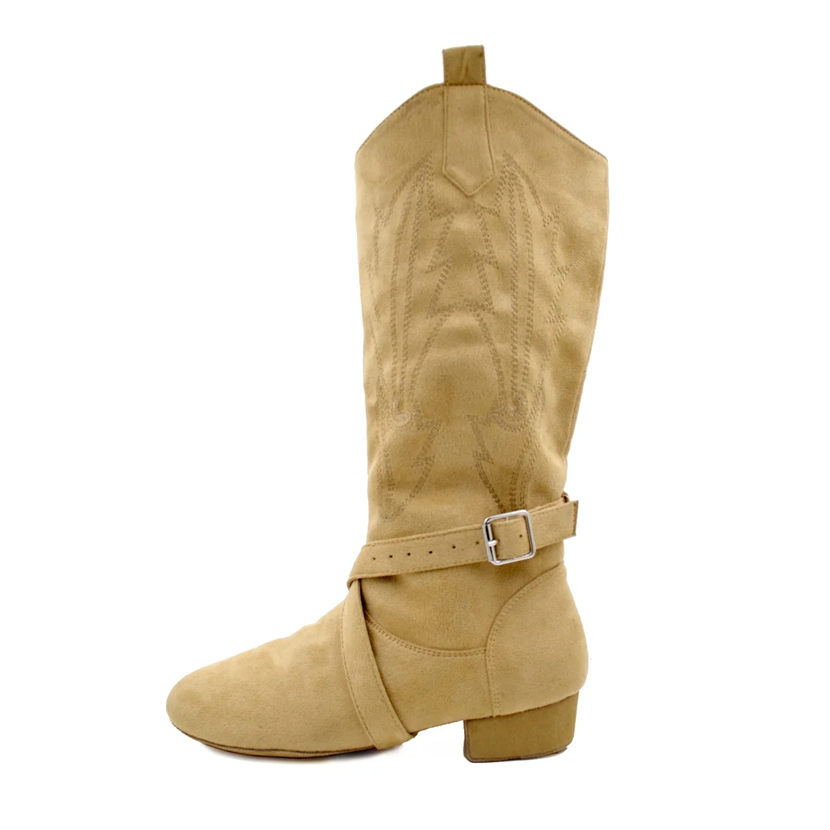 Praxis Neue Latin Dance Stiefel Braun Überzug Weiche Latin Salsa Ballroom Party Tanzen Schuhe Komfortable Sport Dance Stiefel Schuhe