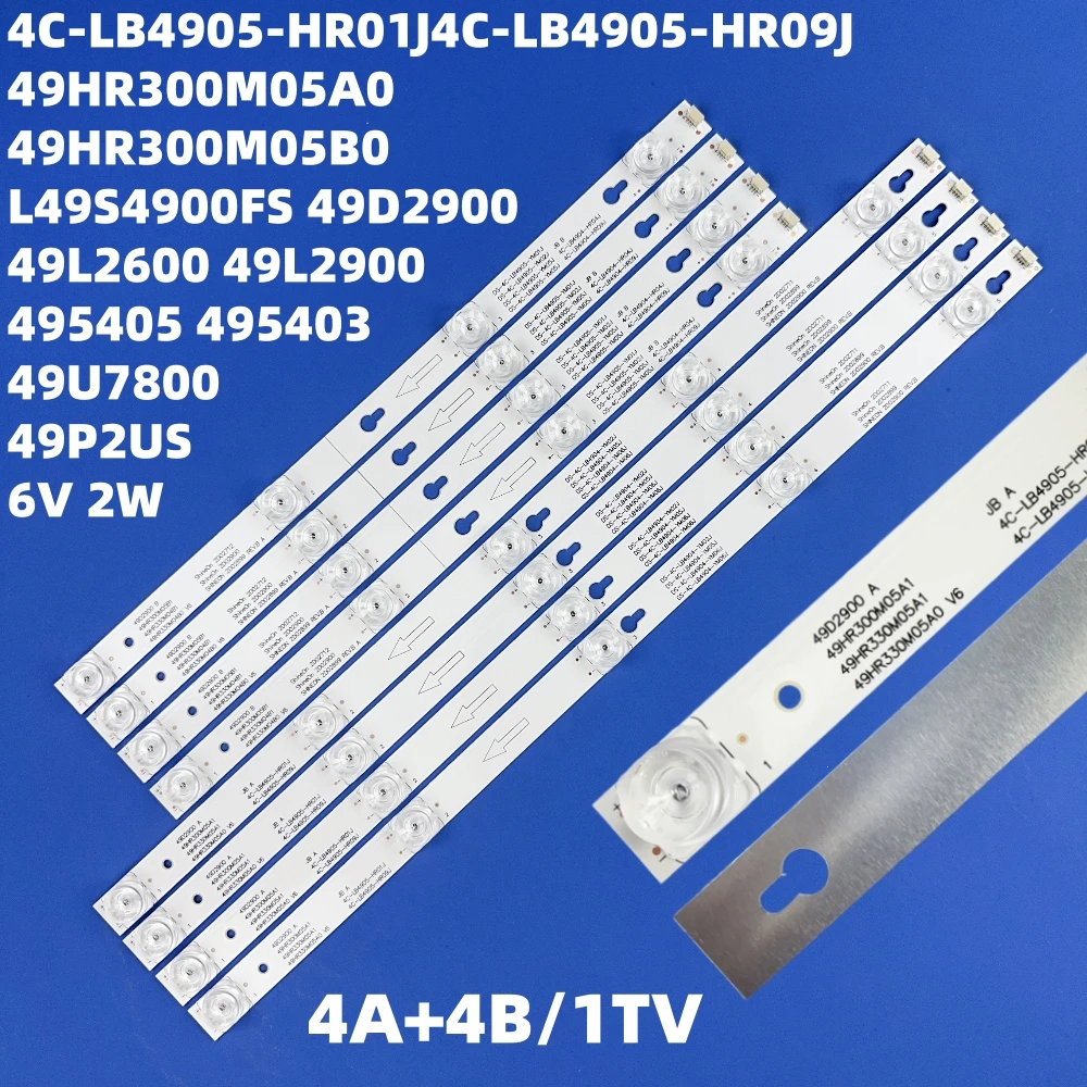 LED-Hintergrundbeleuchtungsstreifen für 49P4 49D2900 49HR330M04B0 49UC6316 49UC6406 49UC6416 49UC6426 49UC6306 49UC6326 U49P6006 U49P6006 Image
