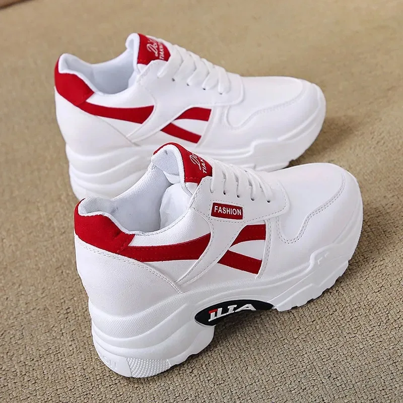 Turnschuhe Frauen Plattform Innere Erhöhen Schuhe Frau Schuhe Casual Damen Schuhe Chunky Turnschuhe Frauen Schuhe Tennis Sport Schuhe