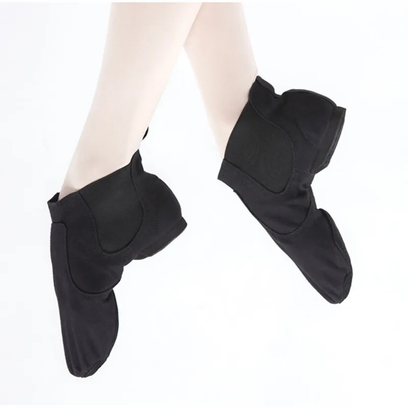 Erwachsene High-Top Canvas Jazz Stiefel Indoor Gym Tanz Praxis Weichen Boden Schuhe Dame Lehrer Tanzen Schuh