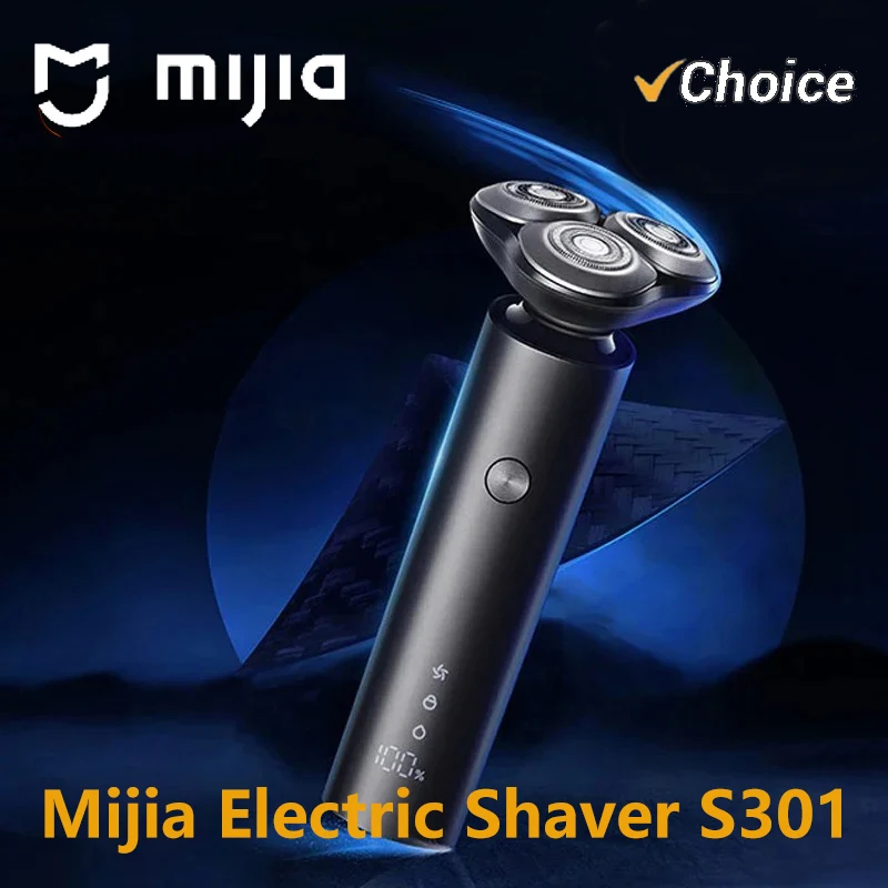 2025 Neuer MIJIA Elektrischer Rasierer S301 Barttrimmer Tragbare Flex-Rasiermaschine IPX7 Waschbarer Trimmer mit Keramikklinge Image