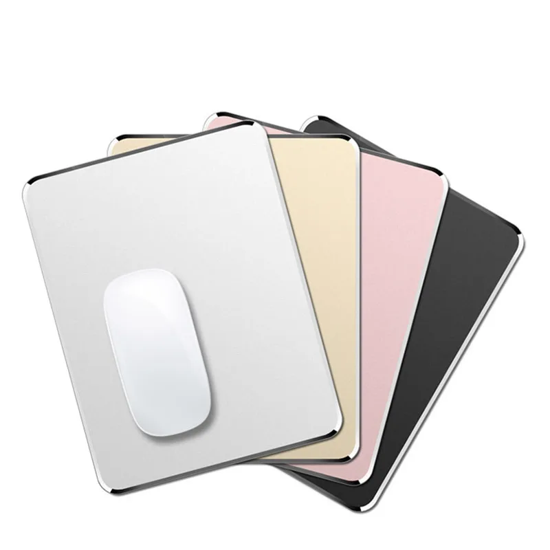 Aluminium-Metall-Mauspad-Matte, hart, glatt, matt, dünn, rutschfest, wasserdicht, schnelle und genaue Kontrolle, Mauspad für Büro und Zuhause Image