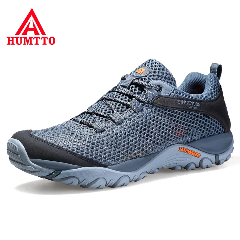 HUMTTO Sommer Wandern Turnschuhe Schuhe für Männer 2021 Atmungsaktive Outdoor Trekking Sport Herren Wasser Schuhe Klettern Walking Mann Schuhe Image