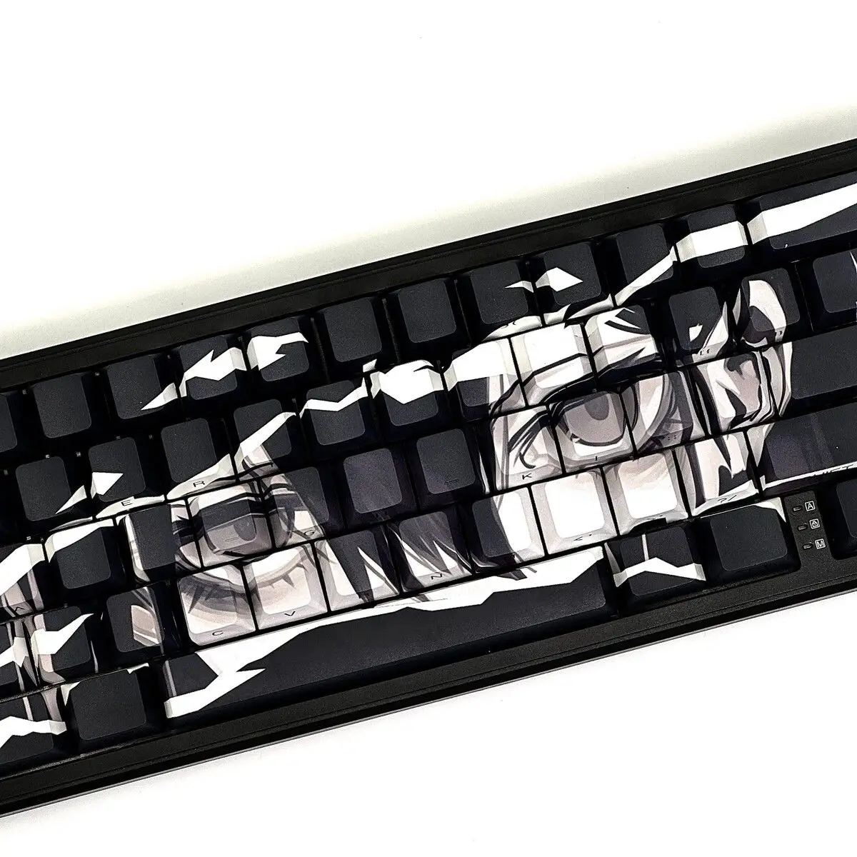 Ameth Anime Tastenkappen Cartoon 129 Tasten PBT Tastenkappe Chreey Tastenkappen Japan Tastenkappe Dye-sub mechanische Tastaturkappen für 64/68/71/108 Image