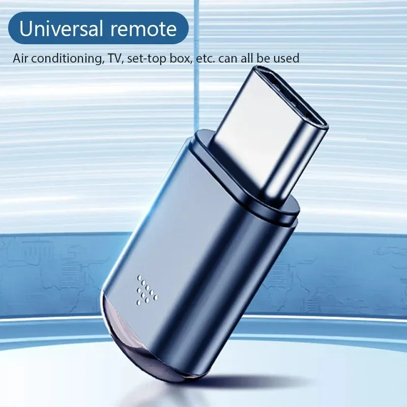 Mini USB Typ C Smart IR Fernbedienung Adapter Telefon APP Infrarot Sender für iPhone Smartphone TV Box Klimaanlage Image