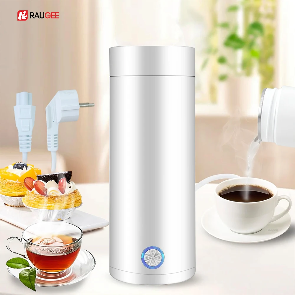 Elektrischer Wasserkocher, tragbar, für Reisen, schnell kochend, Tee, Kaffee, Wasserkocher, Edelstahl 304, Mini-Baby-Milchwärmer, Wasserkocher, Thermokessel Image