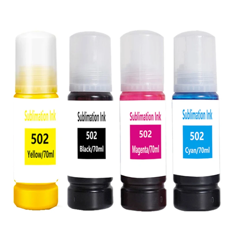 T502 502 Sublimationstinte für Epson L3150 ET-2720 ET-2760 2800 ET-4760 ET2400 L3110 L4150 L4160 L4167 L4168 L5190 L6160 Drucker Image