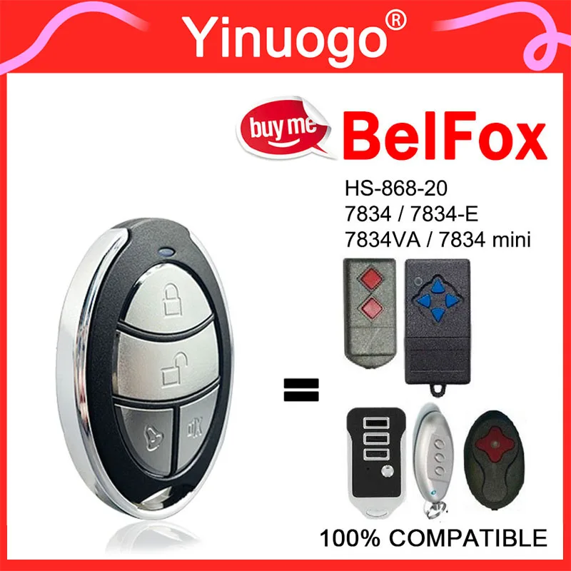 100% Klon Belfox 7834 7834-e 7834va 868-Mini-HS-868-20 MHz Tor Fernbedienung Garagentor Befehl Hands ender Image