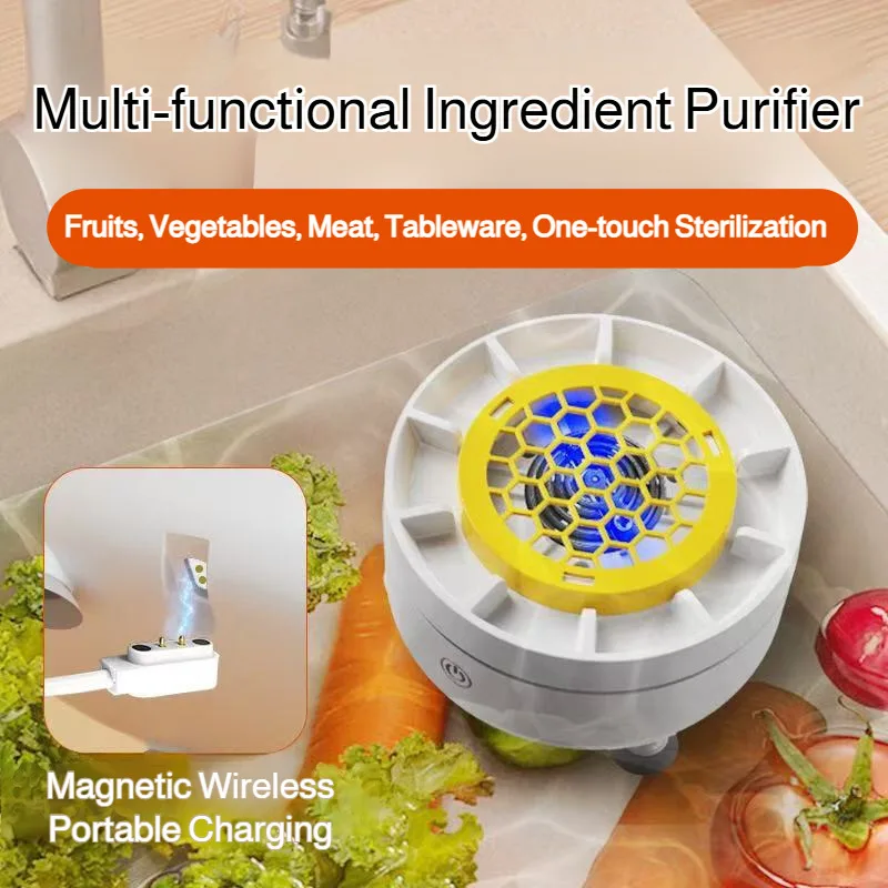 Turbinen-Obst- und Gemüsereinigungsmaschine zur Reinigung von Pestizidrückständen, automatische Desinfektionsmaschine für Gemüsewaschen Image