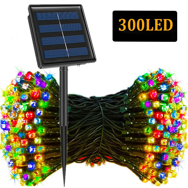 330LED Outdoor Led Solar Lichterketten Fee Licht Solar Powered Girlande Lichter 8 Modus 33 m Garten Hochzeit Dekoration wasserdicht