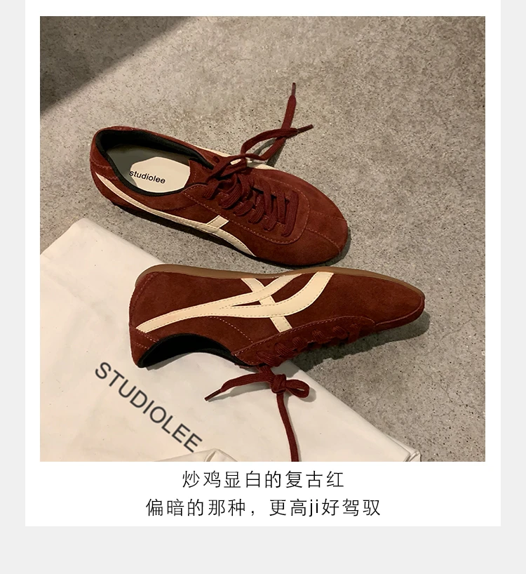 Sneakers Fashion Lace Up Damen Flache Schuhe mit mattiertem feinem Streifenmuster Designer Damen Vulkanisierte Schuhe Damenschuhe