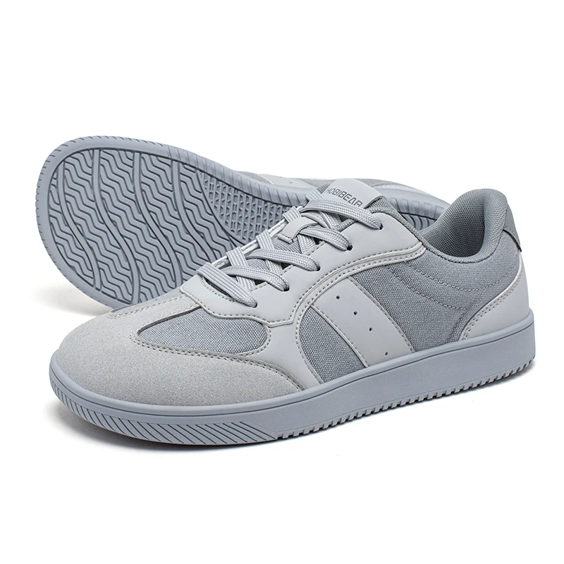 HOBIBEAR Minimalistische Schuhe mit breiter Zehenpartie für Herren und Damen, zum Schnüren, Mesh, Barfuß-Sneaker, Zero Drop, rutschfeste Schuhe Image