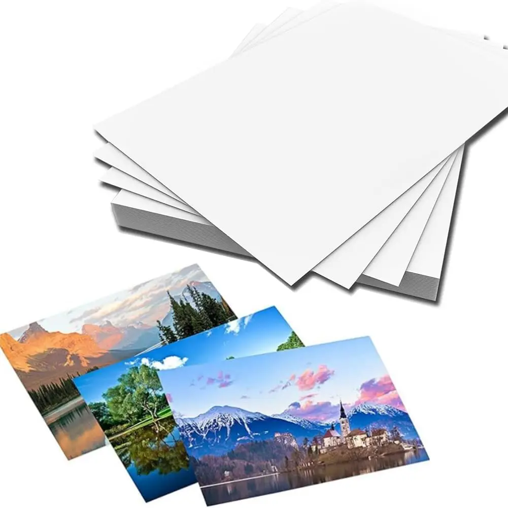 A3/A4/A5-Fotopapier, 20 Blatt, wasserfest, glänzend, für Fotopapier, 230 g/m2 Kartenpapier, Inkjet-Fotopapier Image