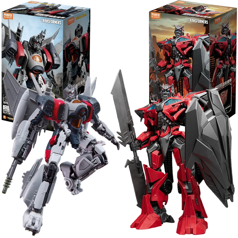 Original BLOKEES Transformers Sentinel Prime Blitzwing Optimus Prime Autobots Decepticons Actionfigur Montagespielzeug Geschenk Image