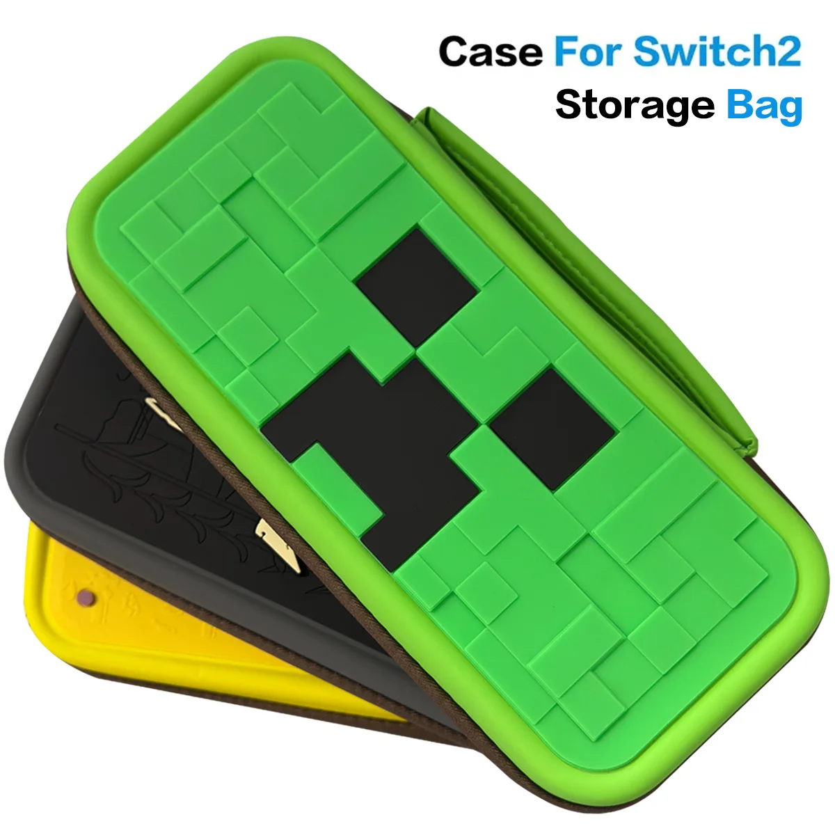 Tragbare Hartschalen-Tragetasche für Switch 2, Aufbewahrungstasche, stoßfeste PU-Abdeckung für Switch 2-Spielekonsolen-Zubehör Image