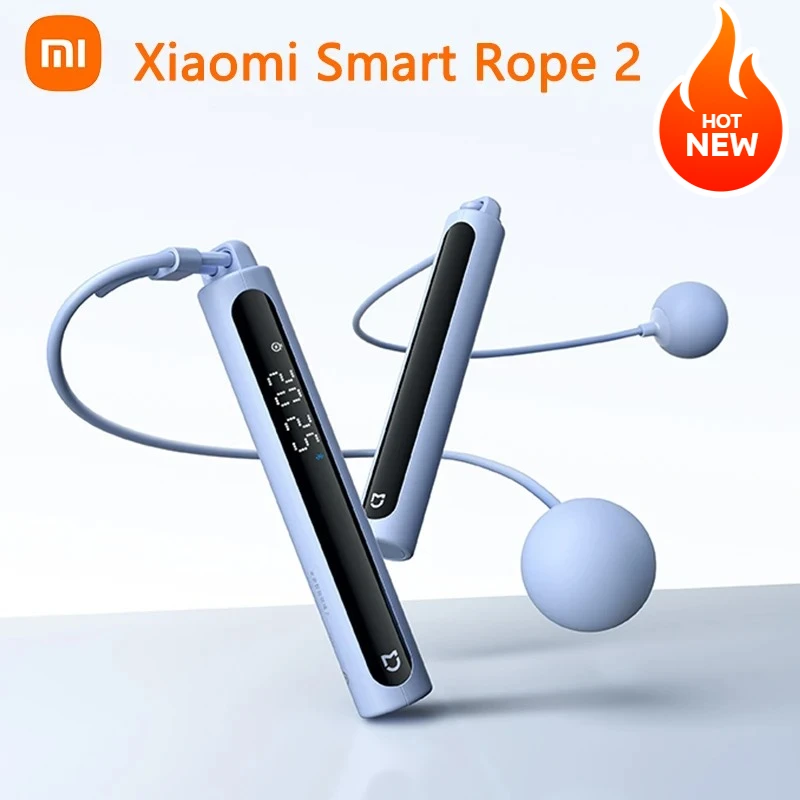 Xiaomi Mijia Smart Springseil 2, Bluetooth, Fitness, Gewichtsverlust, Übung, Zählen, Schwerkraftball, Springen, professionelle Fettverbrennung Image