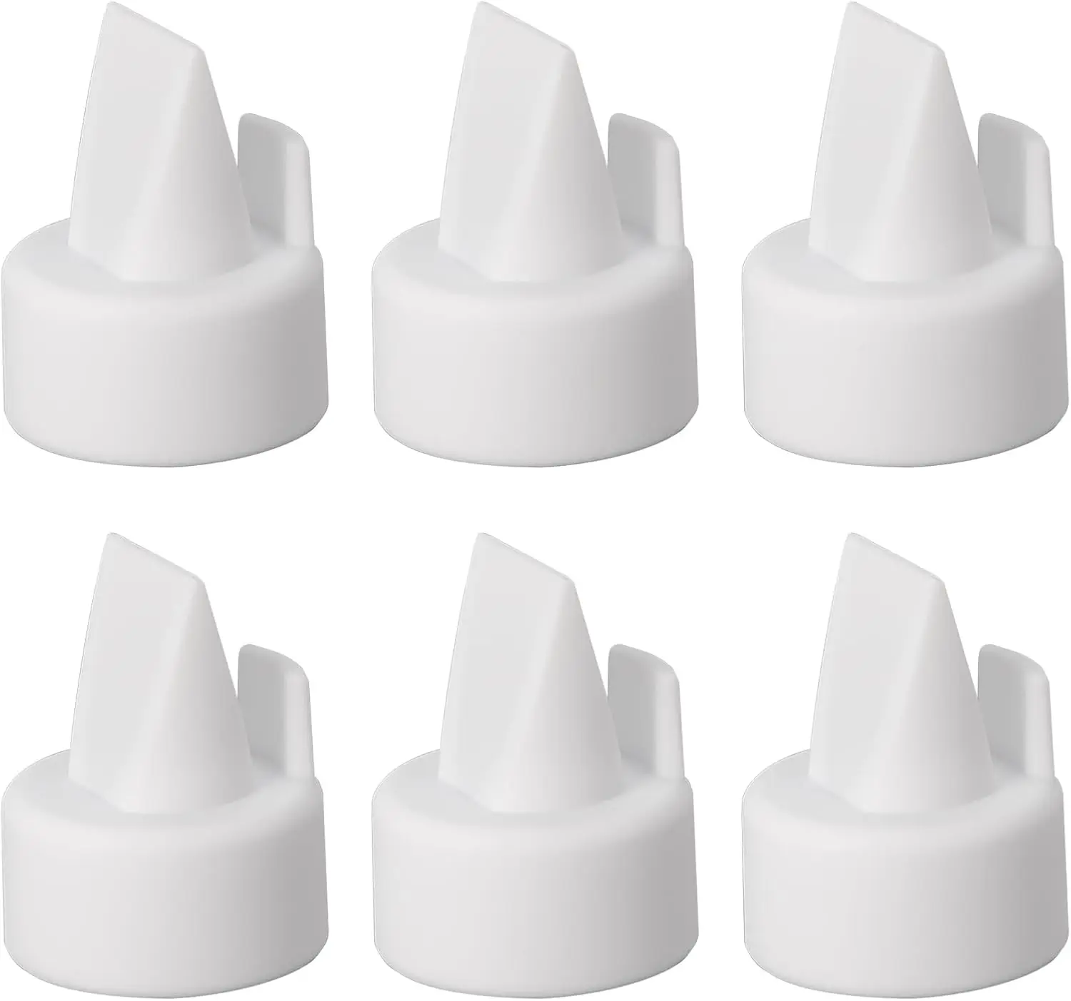 Ersatz-Entenschnabelventile, kompatibel mit der Medela Symphony-Milchpumpe, Zubehör für Silikon-Pumpenteile, BPA-frei, Weiß Image