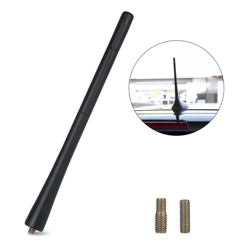 8-Zoll-Autoantenne Dachmastpeitsche Stereoradio FM/AM Signalantenne Verstärkte Antennenmastpeitsche für Toyota Corolla für VW Golf Image