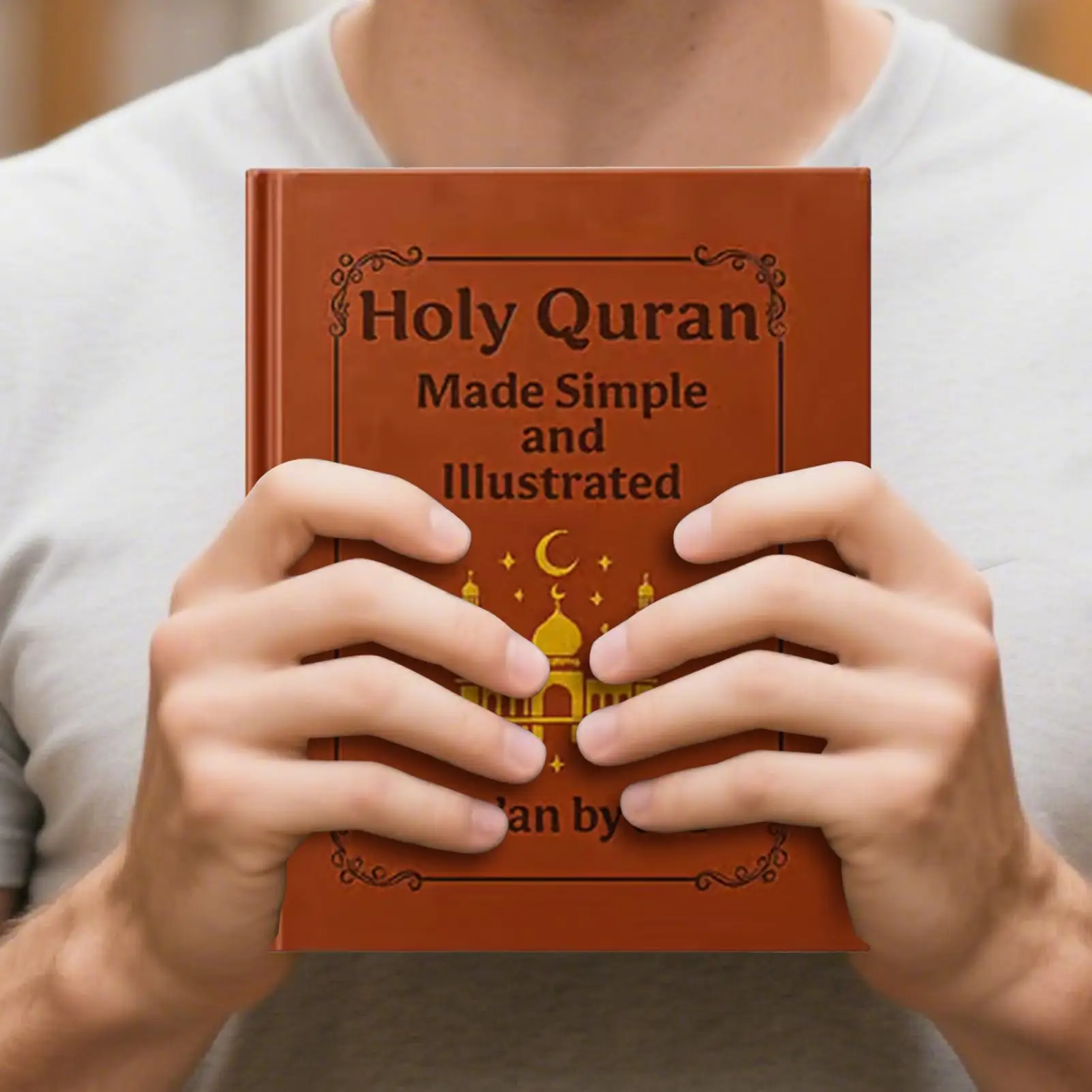 Der Heilige Koran, englischsprachiges, ideales Koran-Lernbuch mit farbenfrohen Bildern und Illustrationen für Kinder, Erwachsene und Anfänger. Image