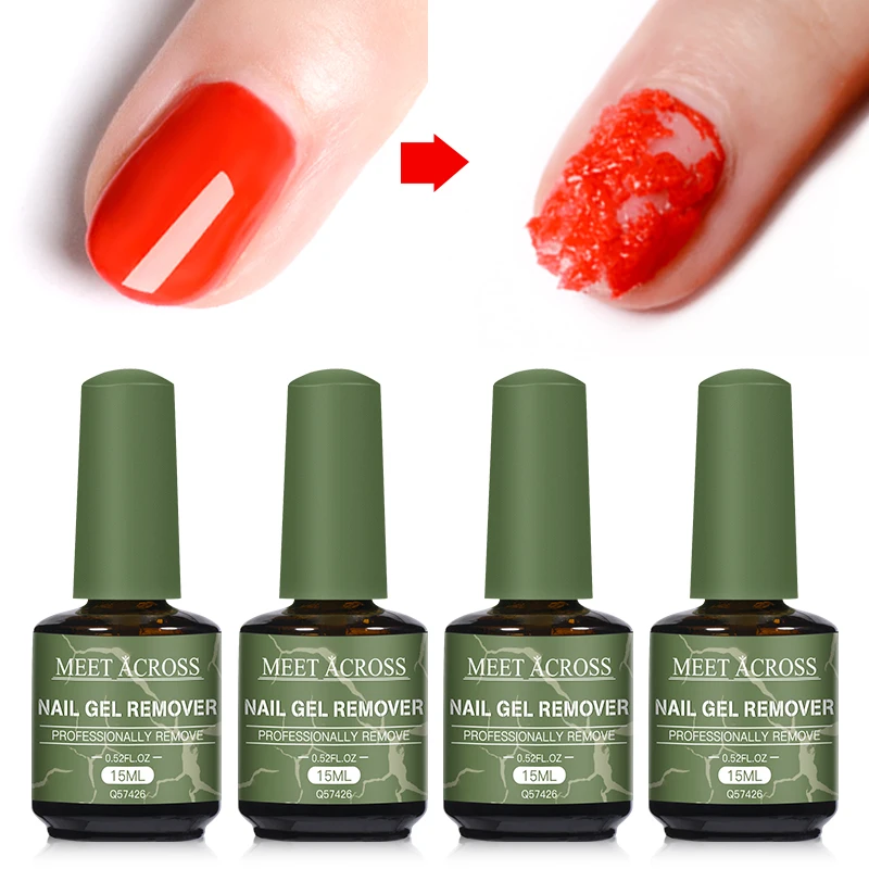 1/4 Flaschen Nagelgel-Entferner-Nagellack zum Einweichen, 3 Minuten entfernen schnell und leicht Gel-Nagellack, 0,5 fl. Oz, professionell, nicht reizend Image