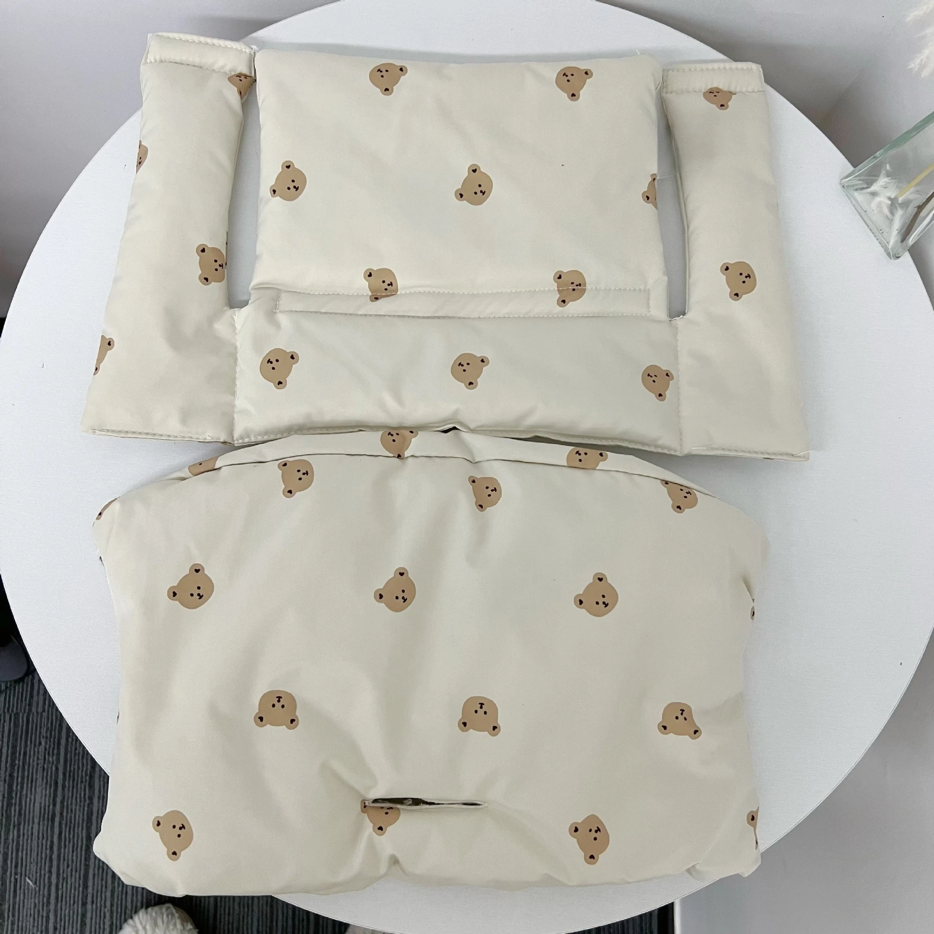 Baby Esszimmerstuhl Kissen Herbst Und Winter Ausgehen Tragbare Rutschfeste Integrierte Kissen Baby Essen Wachstum Stuhl Zubehör Image