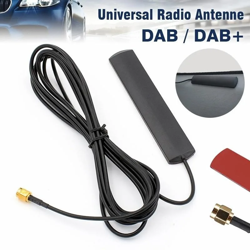 Tragbare Antenne DAB + Radio SMA Adapter Autoantenne JVC Sony Alpine Pioneer Image