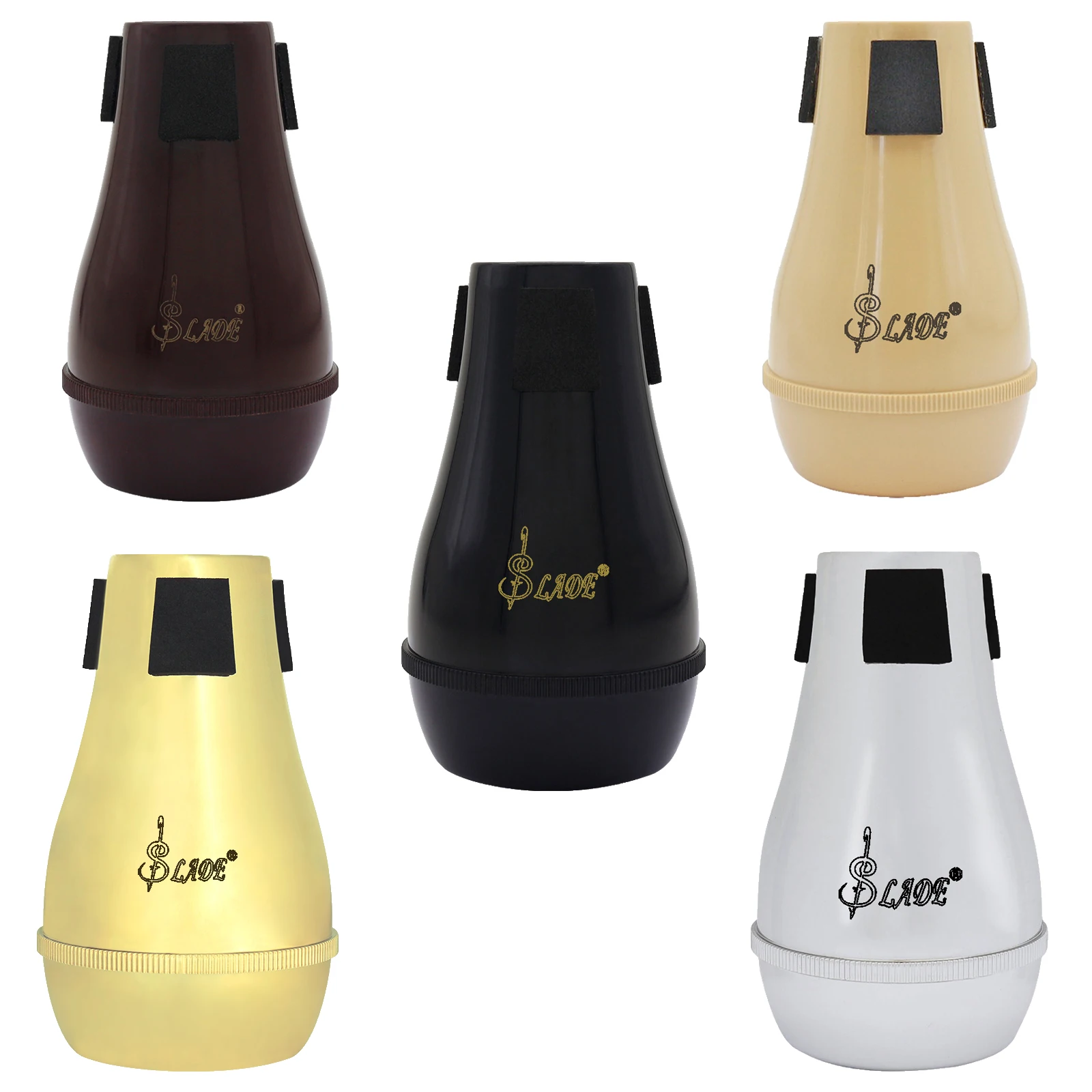 Posaune Mute Praxis ABS Leichte Alto Gewidmet Für Jazz Tenor Posaune Für Anfänger Holzblasinstrument Zubehör Image