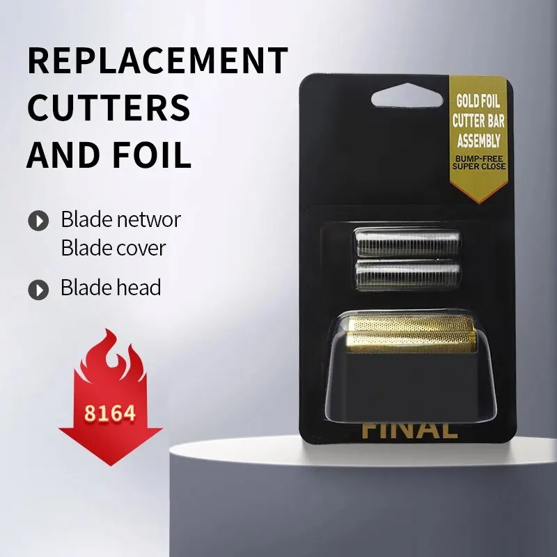 Professionelle Elektrische Rasierer Cutter Kopf Ersatz Folie Und Klinge Für Wahl 8164 5 Star Service Haar Clipper Barber Zubehör Image