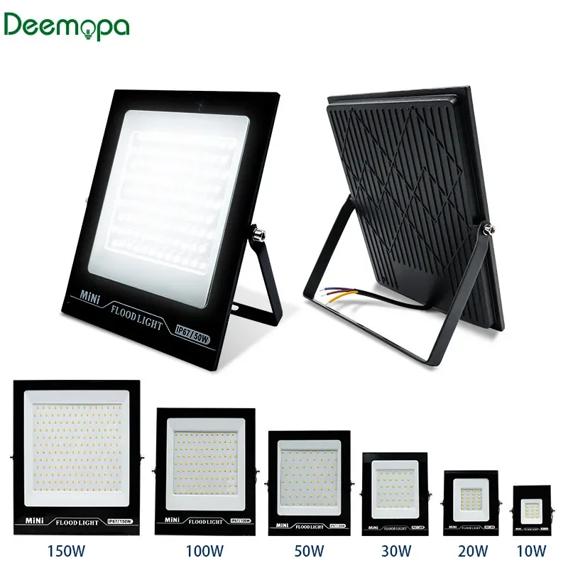 10W 20W 30W 50W 100W 150W 200W Led Flutlicht 220V Outdoor flutlicht Scheinwerfer IP67 Wasserdichte Straße Lampe Landschaft Beleuchtung