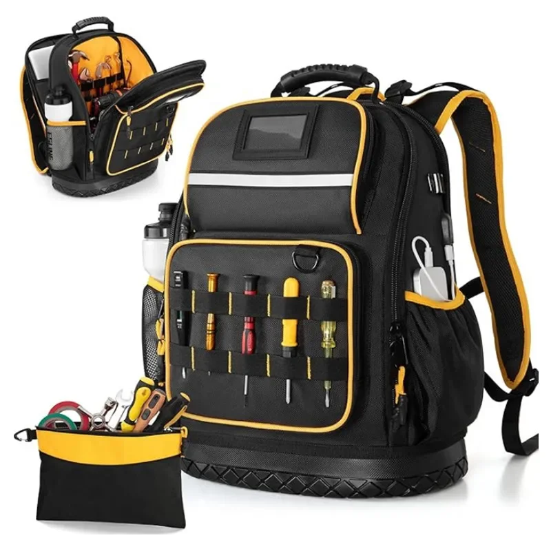 DGEV Neues Toolkit, tragbare Werkzeug-Aufbewahrungstasche, verdickte, verschleißfeste Toolkit, Crossbody-Toolkit Image