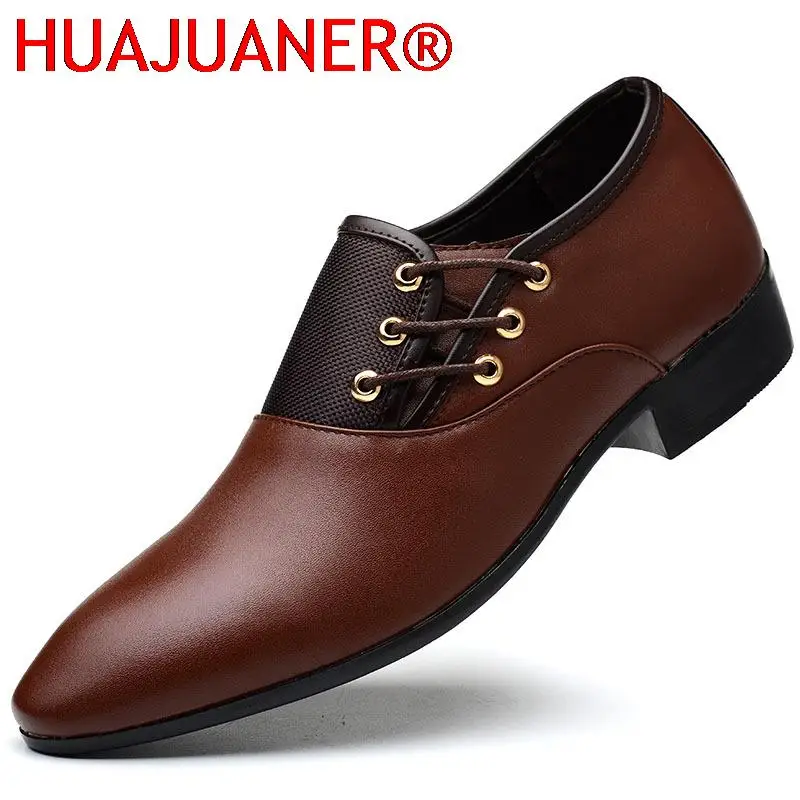 2026 Klassische Herrenschuhe mit Runder Spitze aus Rindsleder Business Casual Schuhe Herren Hochzeitsschuhe Oxford Formelle Schuhe Große Größen 38-48
