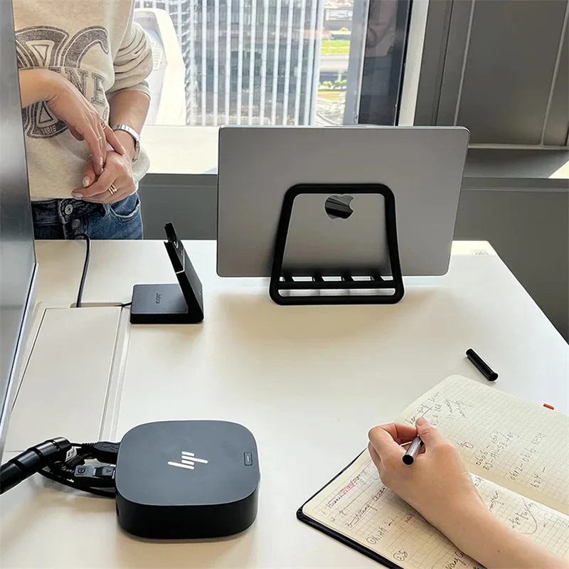 Universeller vertikaler Laptop-Ständer, faltbarer Tablet-Desktop-Ständer, Notebook-Dock für MacBook Air Pro, iPad, Lenovo, Dell, Stützhalter Image