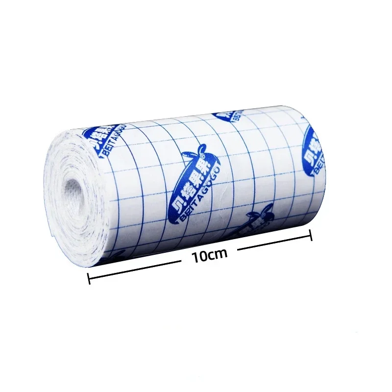 1 Stück selbstklebendes medizinisches Vliesband, atmungsaktiv, Wundverband, Fixierung, Retention, Band, Verbandrolle, 10 cm x 5 m Image