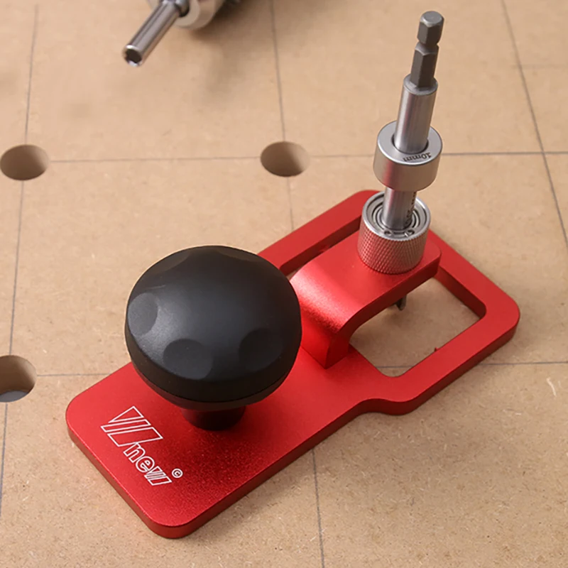 1Set Holzbearbeitung Desktop 19/20mm Loch Hund Vertikale Puncher Werkzeuge, Schnell, Praktisch zum Bohren von Löchern Zimmermann DIY Werkzeuge Image