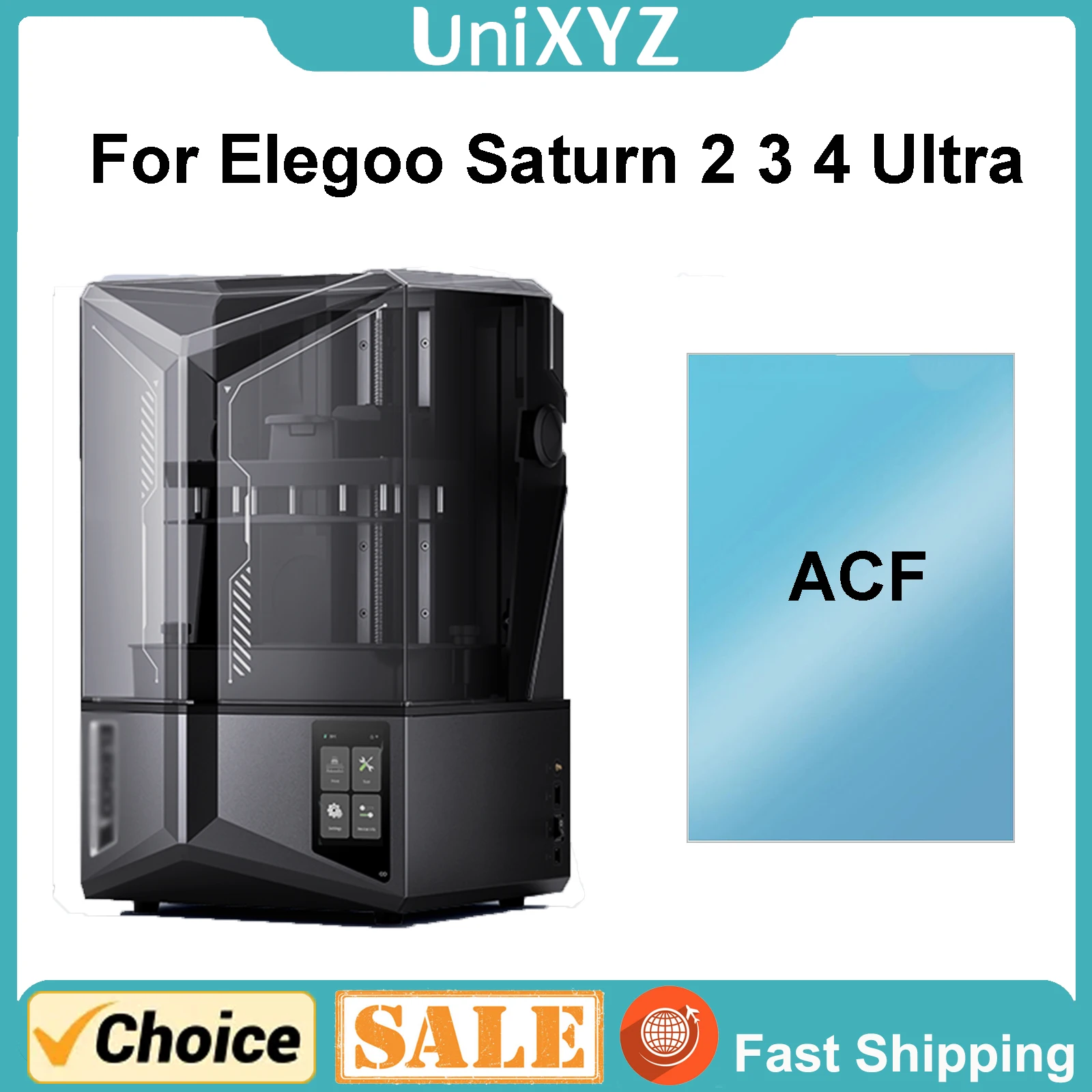 1–5 Stück ACF-Folie für Elegoo Saturn 4 3 Ultra 12K Saturn 2 8K Harz LCD 3D-Drucker Saturn 2 3 4 Hochgeschwindigkeits-ACF-Folienrolle Image
