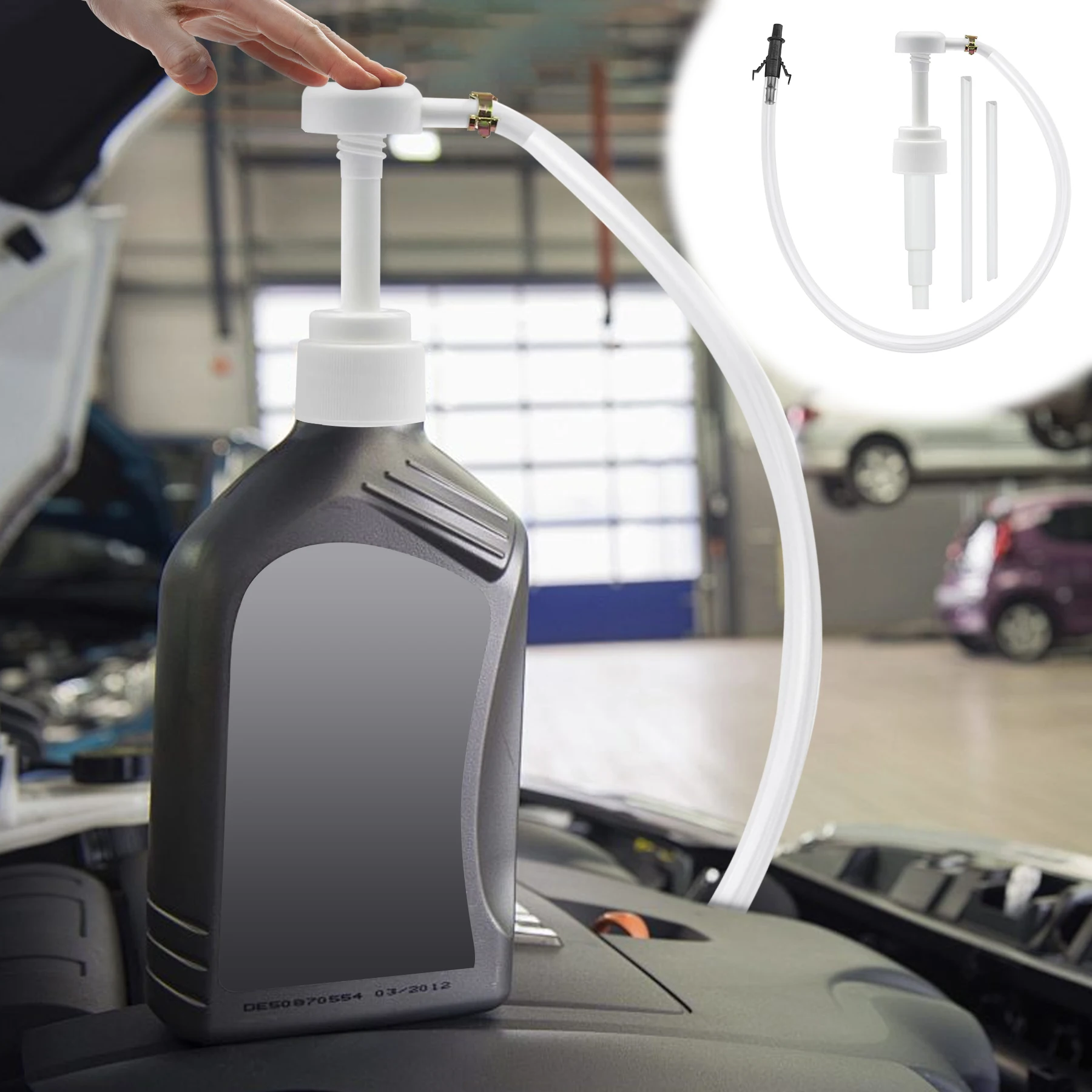 Transferpumpe für automatische Übertragung, Benzin-Differentialflüssigkeit, Heizöl, Diesel, Handsiphonpumpe, flüssiger Siphon, manuelles Drücken Image