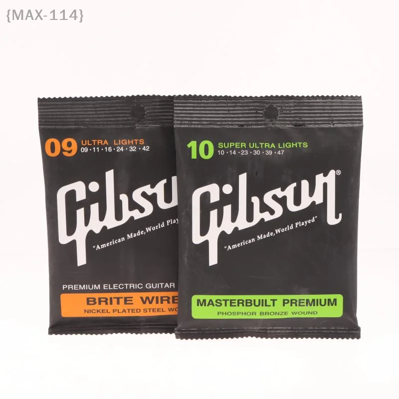 {MAX-114} 1-teiliges Saitenset für Akustikgitarre mit glattem Gefühl und Oxidation – ideal für Ballade- und ethnisch gezupfte Instrumente Image