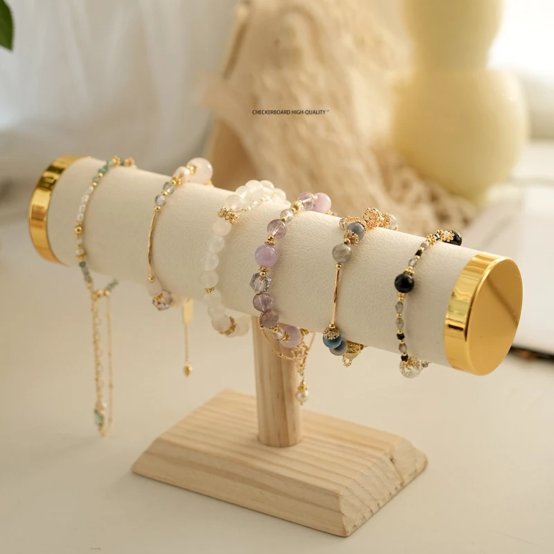 Neue T-bar Schmuck Kette Haarband Uhr Halskette Armband Display-ständer Rack Halter Mode Frau Farben Gold Größe Stil