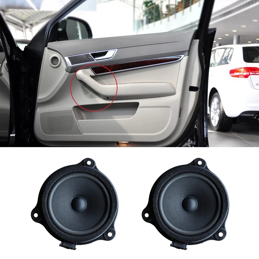 Vordertür-Mitteltöner für Audi A6 Serie 2005-2011 Auto-Audio-Upgrade Stereo-Sound Vollbereichs-Frequenzlautsprecher Horn Image
