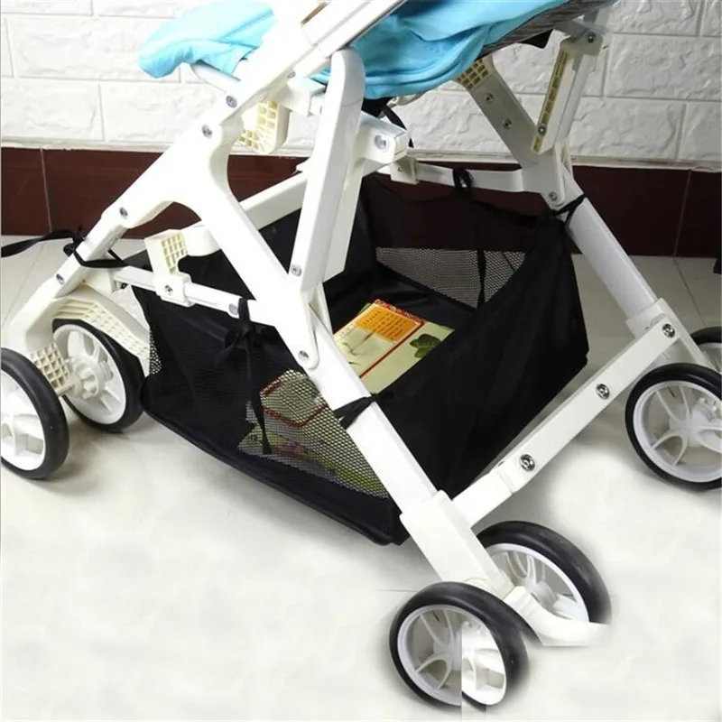 Tragbare Baby Kinderwagen Korb Neugeborenen Kinderwagen Hängenden Korb Infant Kinderwagen Zubehör Kinderwagen Boden Korb Organizer Tasche Image