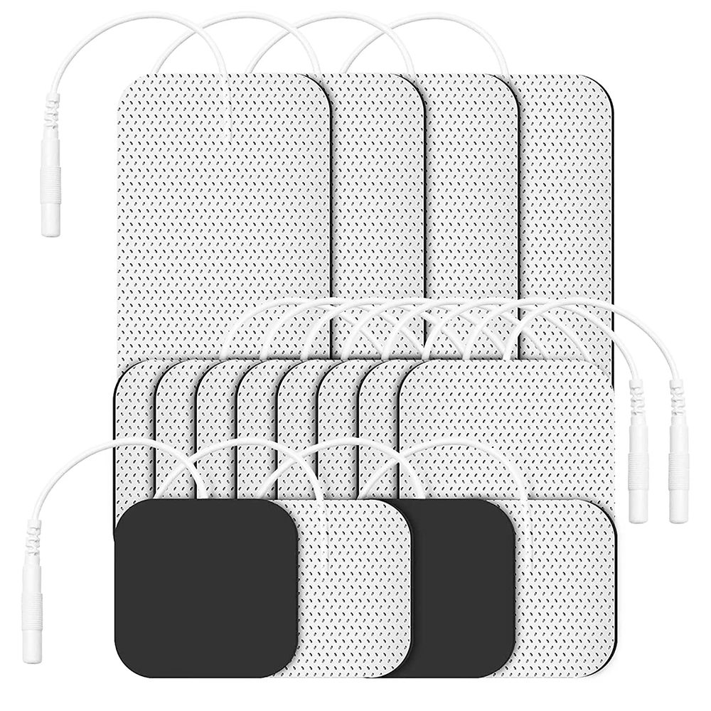 Elektrodenpads EMS Compex Muskelstimulator Akupunkturpflaster Physiotherapie Zehn Maschinen Leitfähige Gel-Pulsmassage für den Körper Image